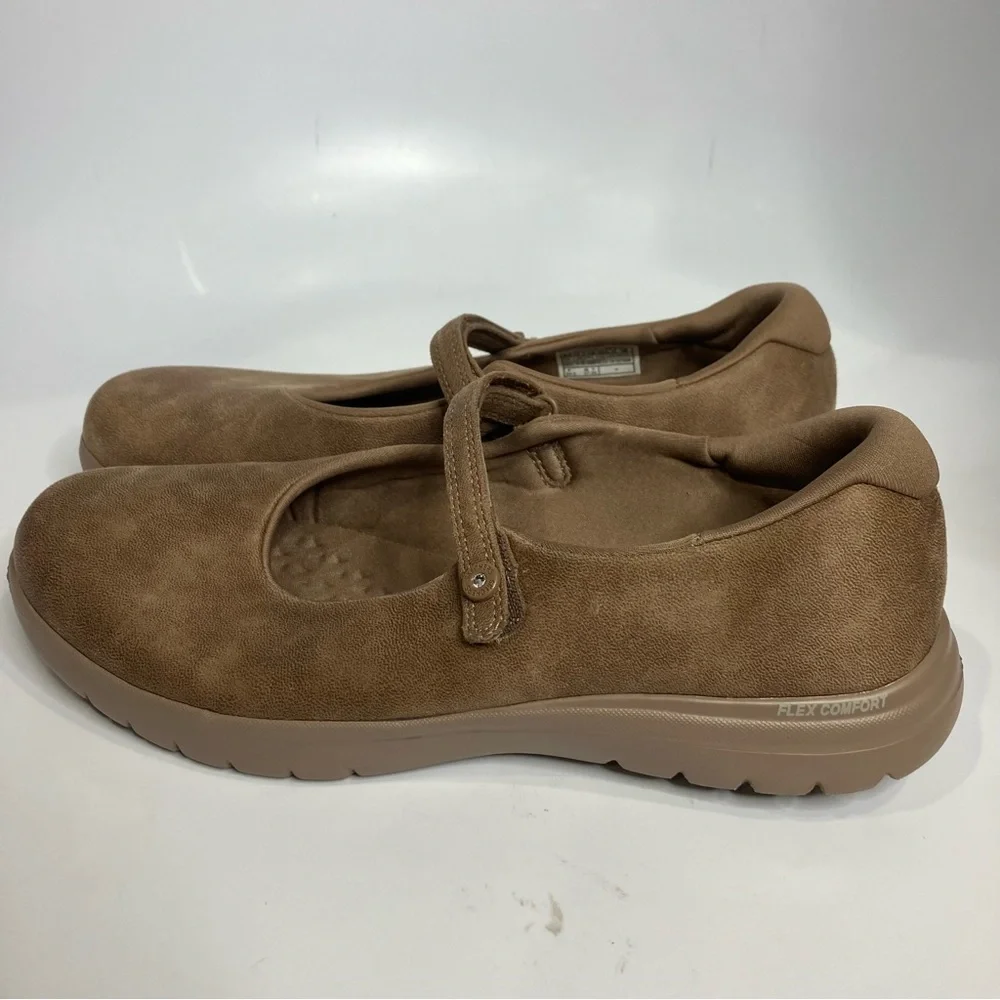 Skechers on‎ the go mary Jane Shoes tan brown women’s size 8.5 comfort shoes